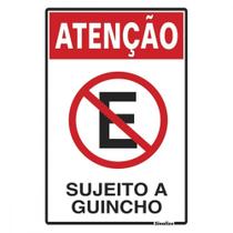 Placa Sinalizacao Poliestireno 20X30 ÃÂ'ÂProibido Estacionar Sujeito A GuinchoãÂ' 250By Placa Sinalizacao Poliestireno 20X30 ÃÂ'ÂProibido Estacionar Sujeito A GuinchoãÂ' 250By