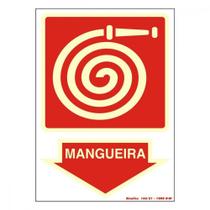 Placa Sinalizacao Pvc 20X30 "Hidrante Mangueira" 250Bp