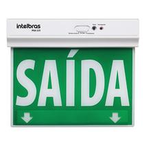 Placa Sinalizaçao Saida Acesa Iluminada PSA125 Intelbras