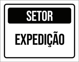 Placa Sinalização - Setor Expedição 18X23