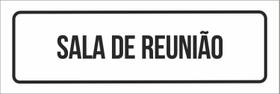 Placa Sinalização - Setor Sala De Reunião-23X9