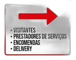 Placa Sinalização - Visitantes Prestadores Serviços 36X46 Placa Sinalização - Visitantes Prestadores Serviços 36X46