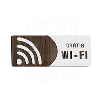 Placa Sinalização Wifi Local Empresa Aviso Indicativo Placa Sinalização Wifi Local Empresa Aviso Indicativo