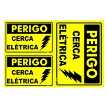Placa Sinalizadora 150x200mm e 100x150mm CERCA ELÉTRICA Ref PS166 ENCARTALE Placa Sinalizadora 150x200mm e 100x150mm CERCA ELÉTRICA Ref PS166 ENCARTALE
