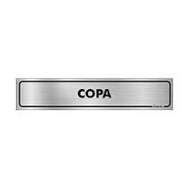 Placa Sinalizadora Alumínio Adesivo - Copa Placa Sinalizadora Alumínio Adesivo - Copa