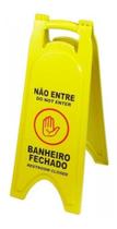 Placa Sinalizadora Banheiro Fechado