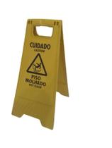 Placa sinalizadora de chão de piso molhado