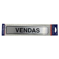 Placa Sinalize Vendas 5x25cm
