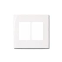Placa Sleek 6 Modulos 4X4 Branca Margirius 16030