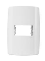 Placa Slim 4X2 1 Modulo Horizontal Com Suporte ( 82070 ) Placa Slim 4X2 1 Modulo Horizontal Com Suporte ( 82070 )