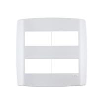 Placa Slim 4x4 2+2 Módulo Separado Horizontal Ilumi Placa Slim 4x4 2+2 Módulo Separado Horizontal Ilumi