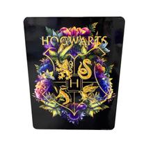 Placa Slim Metal Casas De Hogwarts Floral Harry Potter Zona Criativa 10082666 Placa Slim Metal Casas De Hogwarts Floral Harry Potter Zona Criativa 10082666
