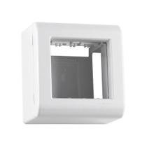 placa sobre por sx. caixa+tampa 2 posto branca liz flex (tramontina)