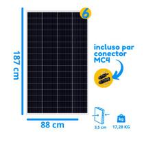 Placa solar 340w oda-340w-34m - osda - monocristalino