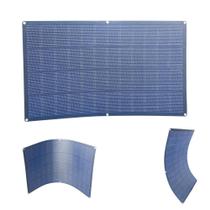 Placa solar flexível 200w 48 cells monocristalina