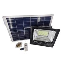 Placa Solar Fotovoltaica Com 1 Refletor 100W, Holofote,Helia