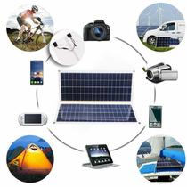Placa Solar Portatil Bateria Smartphone Carro 12v - Solartech