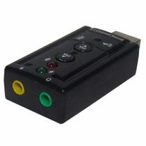 Placa Som Usb Externa 3d Adaptador Audio P2 Pc Notebook T11 Placa Som Usb Externa 3d Adaptador Audio P2 Pc Notebook T11