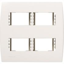 Placa Soprano Ilus 4X4 (4 Modulos Horizontal) 5Tg99032 Placa Soprano Ilus 4X4 (4 Modulos Horizontal) 5Tg99032