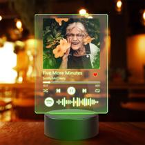 Placa Spotify Glass Art Night Light SJXYOYDS personalizada