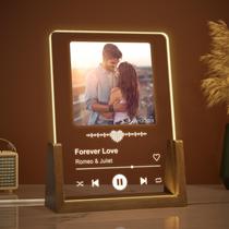 Placa Spotify Personalizada de Dia dos Namorados LUCKOR - Presente
