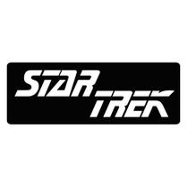 Placa Star Treck - Mdf 3mm Preto