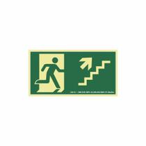Placa Subida De Escadas A Direita 15 X 30 - Sinalize