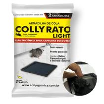 Placa Super Colante para Rato Roedores e Insetos Armadilha Adesiva Colly Light Placa Super Colante para Rato Roedores e Insetos Armadilha Adesiva Colly Light