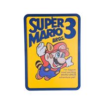 Placa Super Mario Bros 3 Mdf 3d Decoração Quadro