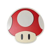 Placa Super Mario Toad Mdf 3d Decoração
