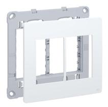 Placa + Suporte 4X4 6 Posição Branco Weg Esatta