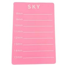 Placa Suporte de Mão para Cílios Rosa Sky