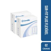 Placa sur-fit plus flexível 45mm 02 caixas (c/10 unds) 401611 - convatec Placa sur-fit plus flexível 45mm 02 caixas (c/10 unds) 401611 - convatec
