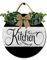 Placa suspensa Hilonret Kitchen Farmhouse Rústica de Madeira