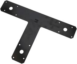 Placa T National Hardware N266-472 Aço Preto 30x20cm Placa T National Hardware N266-472 Aço Preto 30x20cm