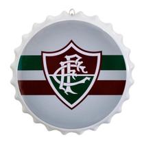 Placa Time Fluminense Tampa De Garrafa Decorativa 27 Cm Churrasco