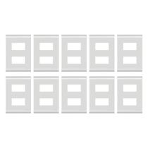 Placa Tramontina 4x2 2 Módulos Dist. Liz - Kit 10un.