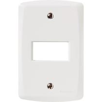 Placa Tramontina Horizontal 1 Posto 4x2 Lux² Branca