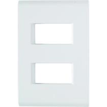 Placa Tramontina Liz 4X2 (2 Modulos Distanciada)