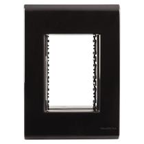 Placa Tramontina Liz 4X2 3P Grafite 57106/048 Placa Tramontina Liz 4X2 3P Grafite 57106/048