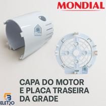 Placa Traseira da Grade e Capa do Motor Branca para Ventilador Mondial 30cm e 40cm Placa Traseira da Grade e Capa do Motor Branca para Ventilador Mondial 30cm e 40cm