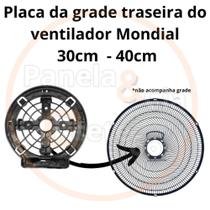 Placa traseira para grade de ventilador Mondial 30cm- 40cm e 50cm- ORIGINAL preta