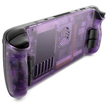 Placa Trasera JSAUX para Steam Deck OLED/LCD Transparente Morado