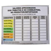 Placa Tributos de Combustíveis Decreto 10.634