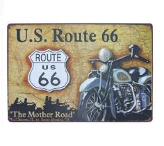 Placa U.S. Route 66 Grande