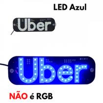 Placa UBER Painel Letreiro Luminoso LED