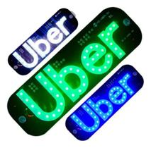 Placa Uber Ventosa Led Aplicativo