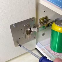 Placa Universal para Dobradiça Fixação Aço Inox 6 parafusos