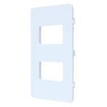 Placa Unno 4x2 2 Módulos Branca Abb