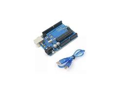 Placa Uno R3 ATmega328 DIP com Cabo USB para Robótica Placa Uno R3 ATmega328 DIP com Cabo USB para Robótica
